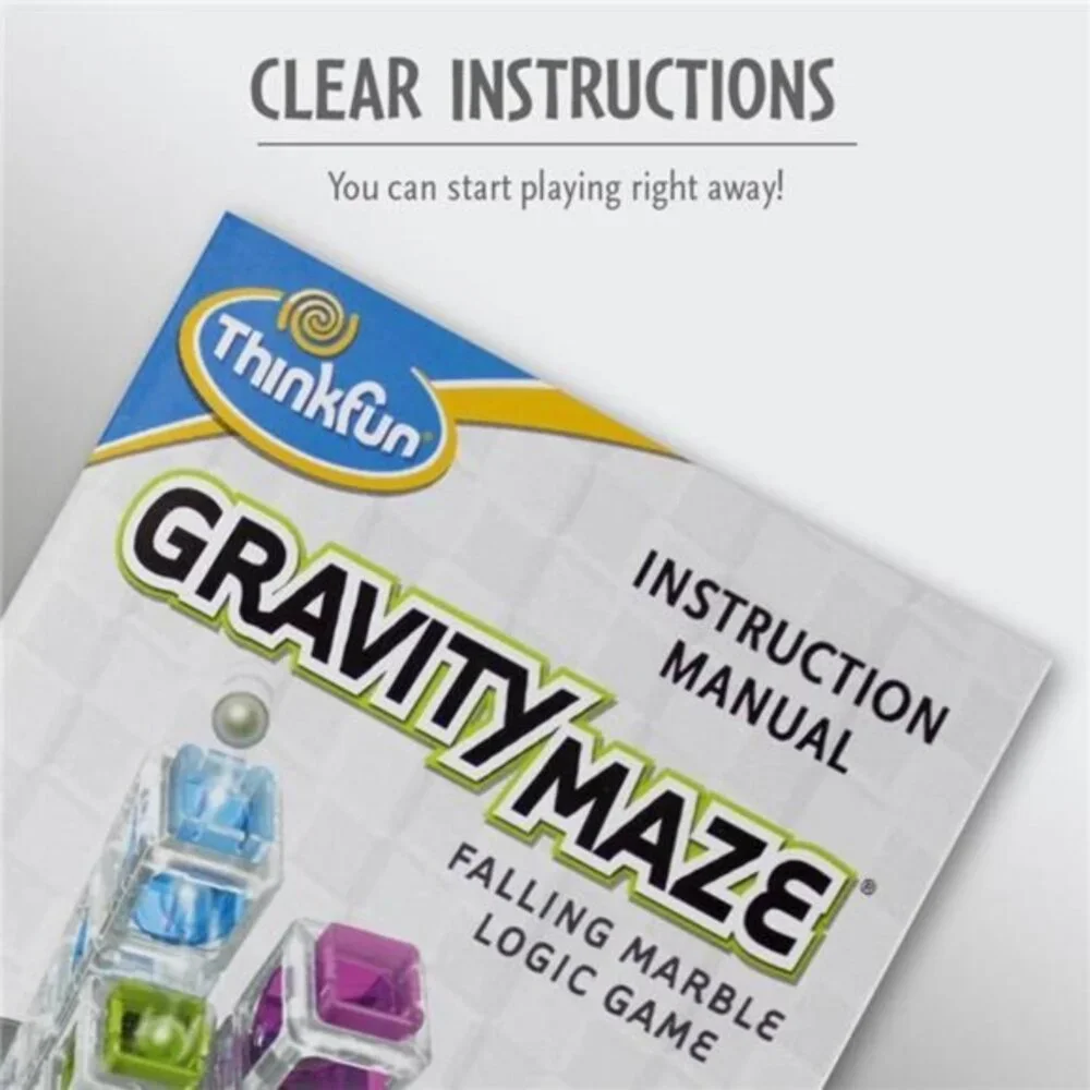 ThinkFun Gravity Maze Marble Run Brain Game‎ and STEM Toy for Boys and Girls